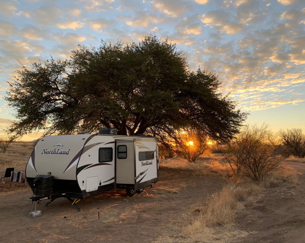 Boondocking in Empire Ranch