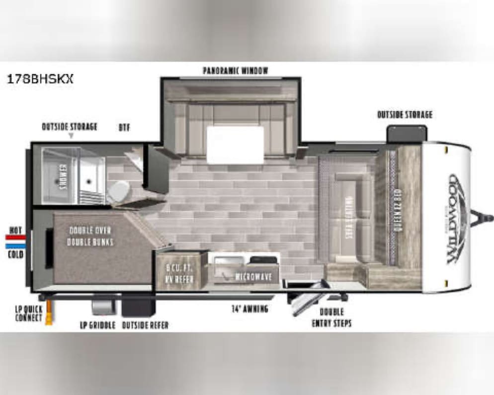 2021 Forest River Wildwood available for rent in Adel Iowa