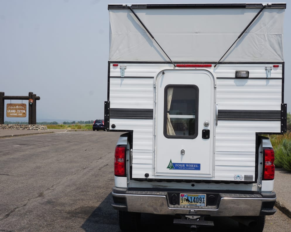 2020 Chevrolet Silverado Truck Camper for rent in Jackson Wyoming