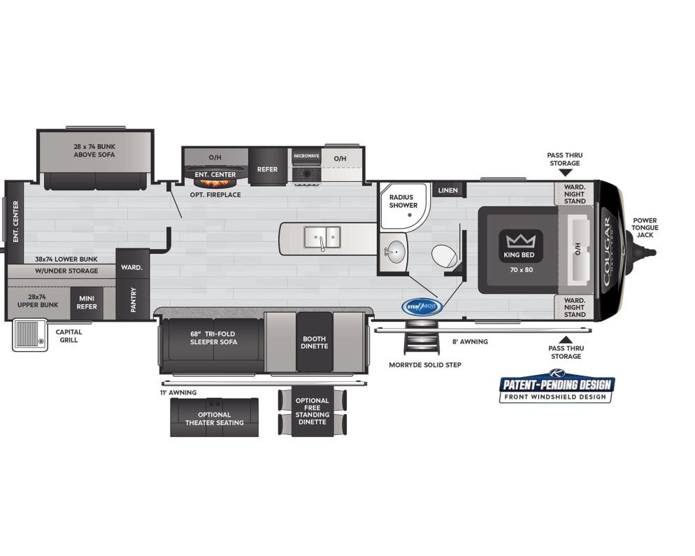 2021 Keystone Cougar Half-Ton