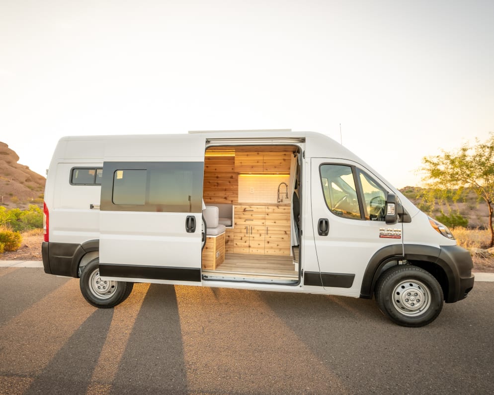 The Glamper Camper is your fully stocked home on wheels! Perfect for remote working individuals looking to hit the outdoors.