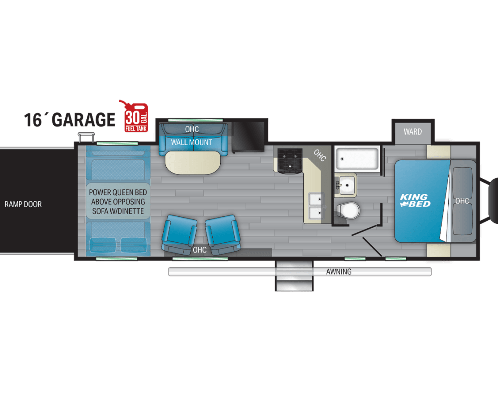 2022 Toy Hauler RV for Rent in Moses Lake, Washington