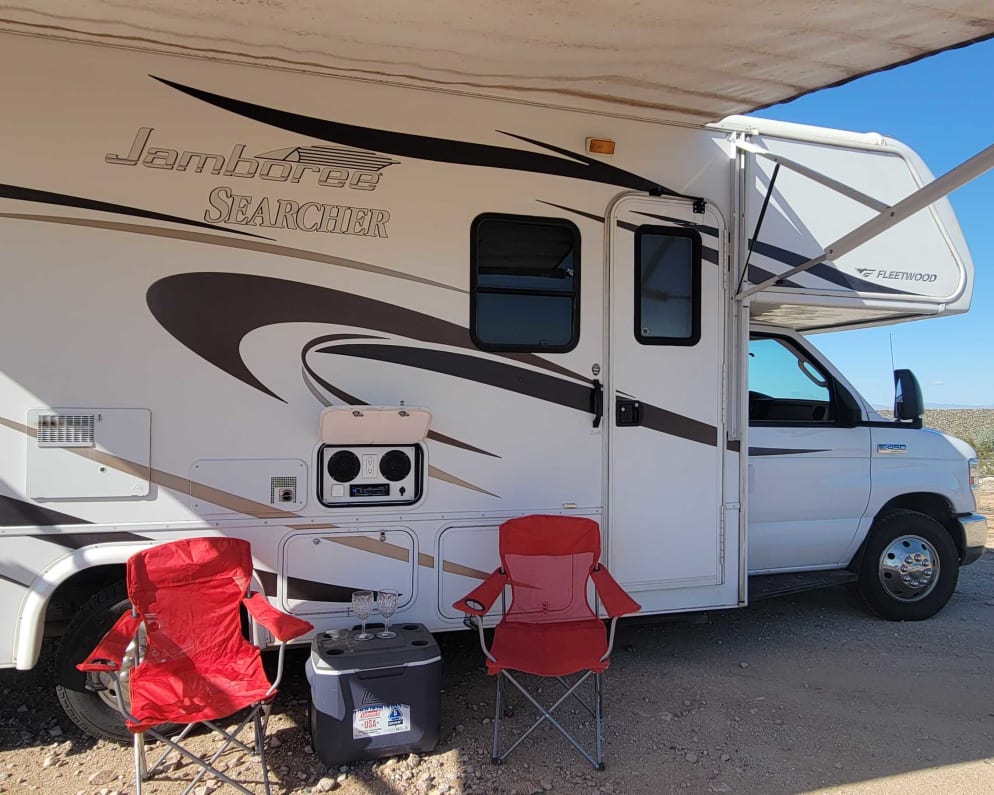 Outdoor Stereo, Ice Chest, Camping Chairs, Just need the camper