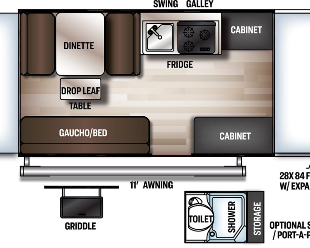 title='Click for more information about this 2022 Forest River Rockwood 2280bhesp Travel Trailer RV for Rent in York, Pennsylvania for rent!' 2022 Forest River Rockwood 2280bhesp available for rent in York Pennsylvania