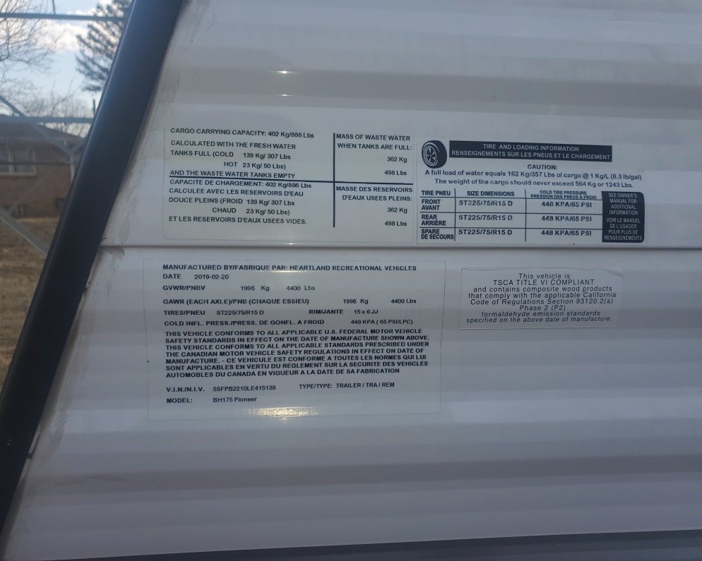 2020 Heartland RVs Pioneer Travel Trailer for rent in WAYLAND Michigan