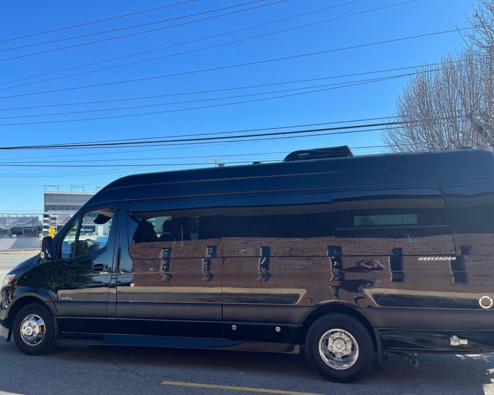 2020 Midwest Automotive Design on a 3500 Mercedes Benz Chassis is 24&#39; long, just under 10&#39; tall including the AC.  This luxury van drives like a car.