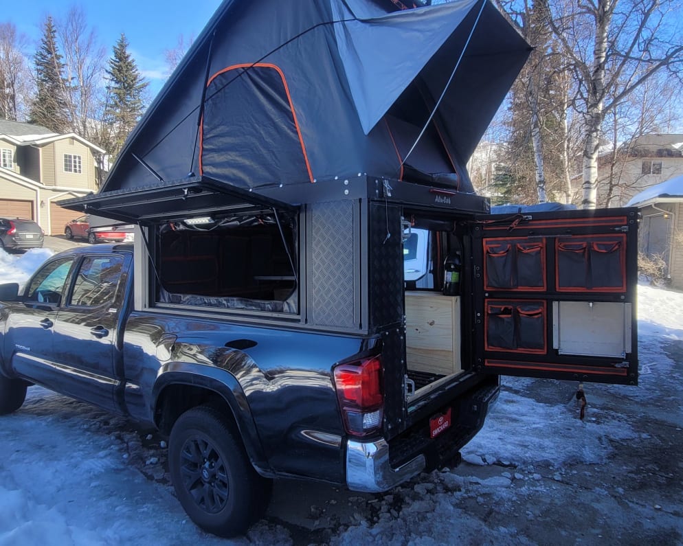 2022 Toyota Tacoma Truck Camper for rent in Anchorage Alaska