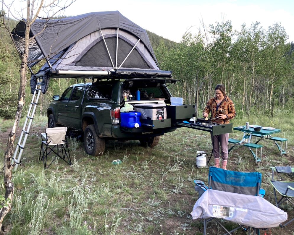2021 Tacoma with FSR Rooftop tent  by Toyota for rent in 80212