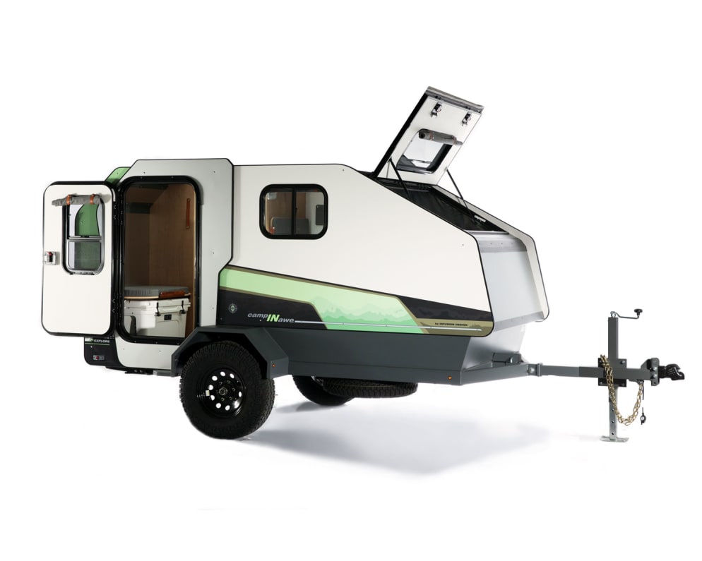 This rugged all-terrain trailer has everything that you need to go off grid in comfort.