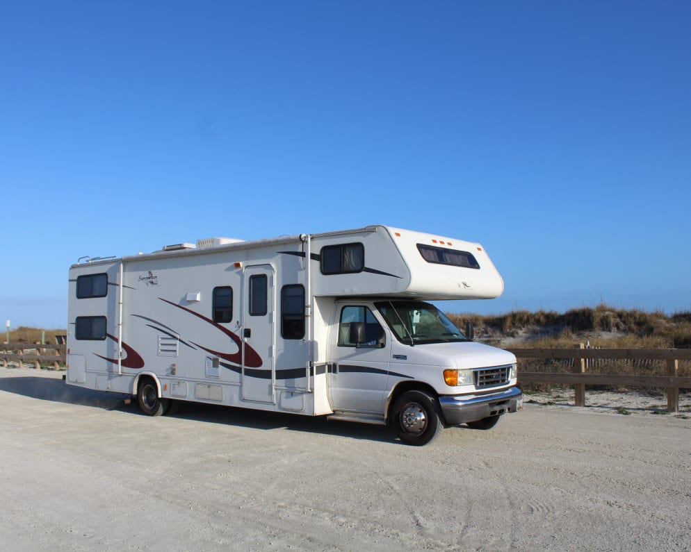 Our RV during our last trip to Charleston!