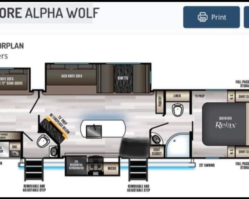 2021 Forest River Cherokee Alpha Wolf Travel Trailer for rent in Early Texas