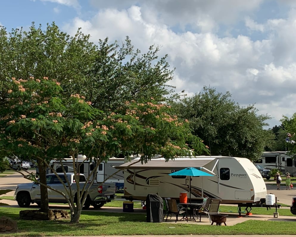 Fully set up at local rv resort