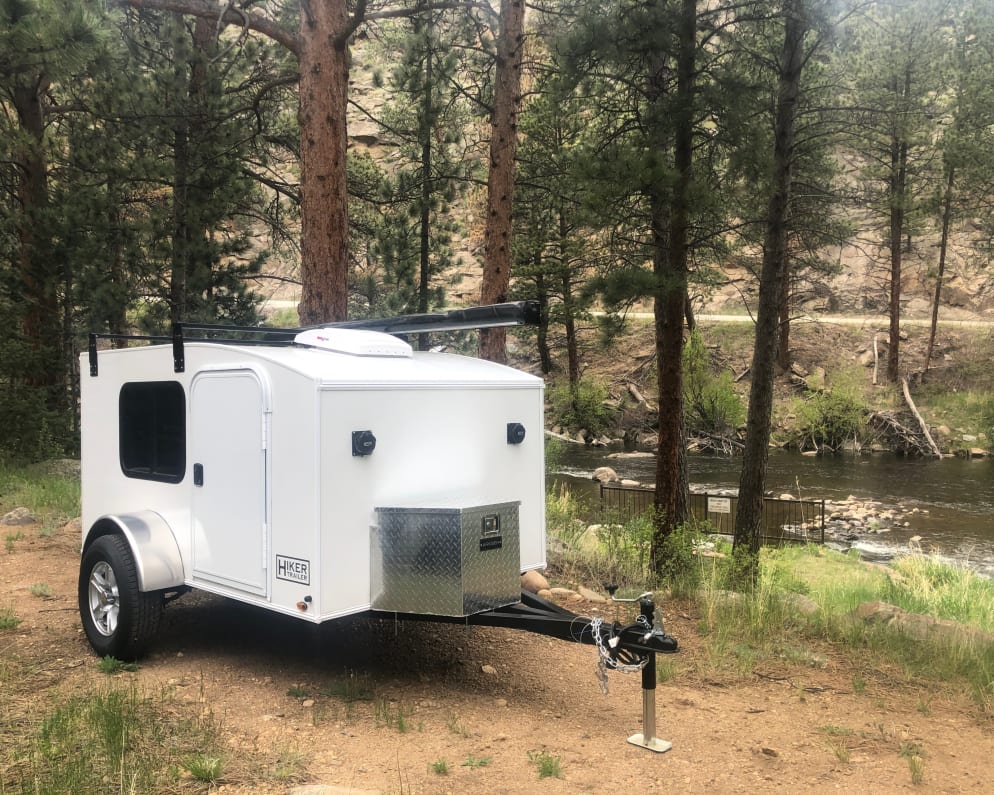 Parked near the Big Thompson river