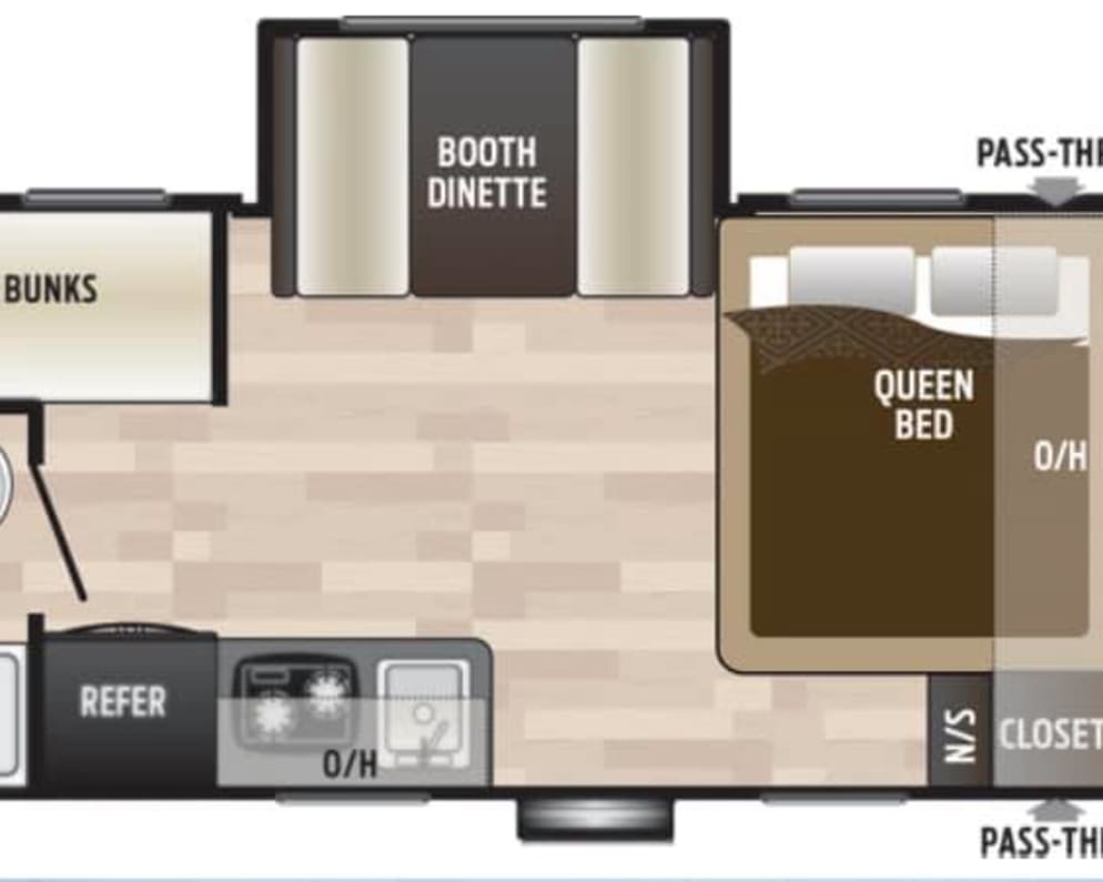 2019 Keystone RV Hideout LHS Mini Travel Trailer for rent in Sesekinika Ontario