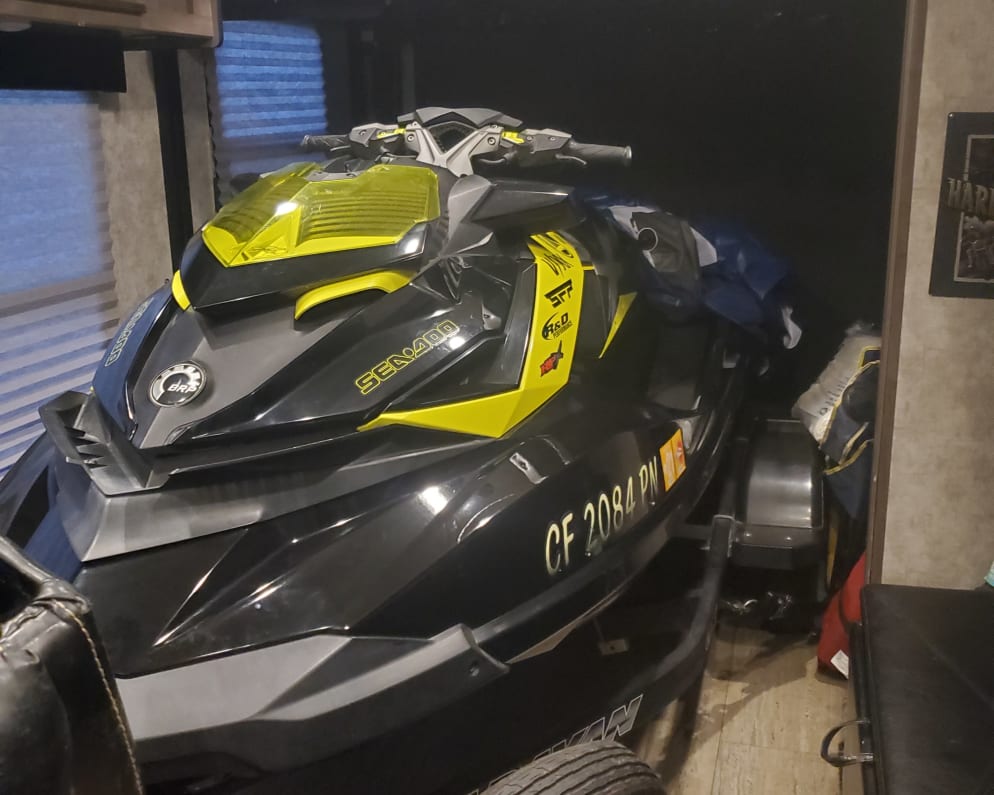 Fits Jet ski with  single  trailer 