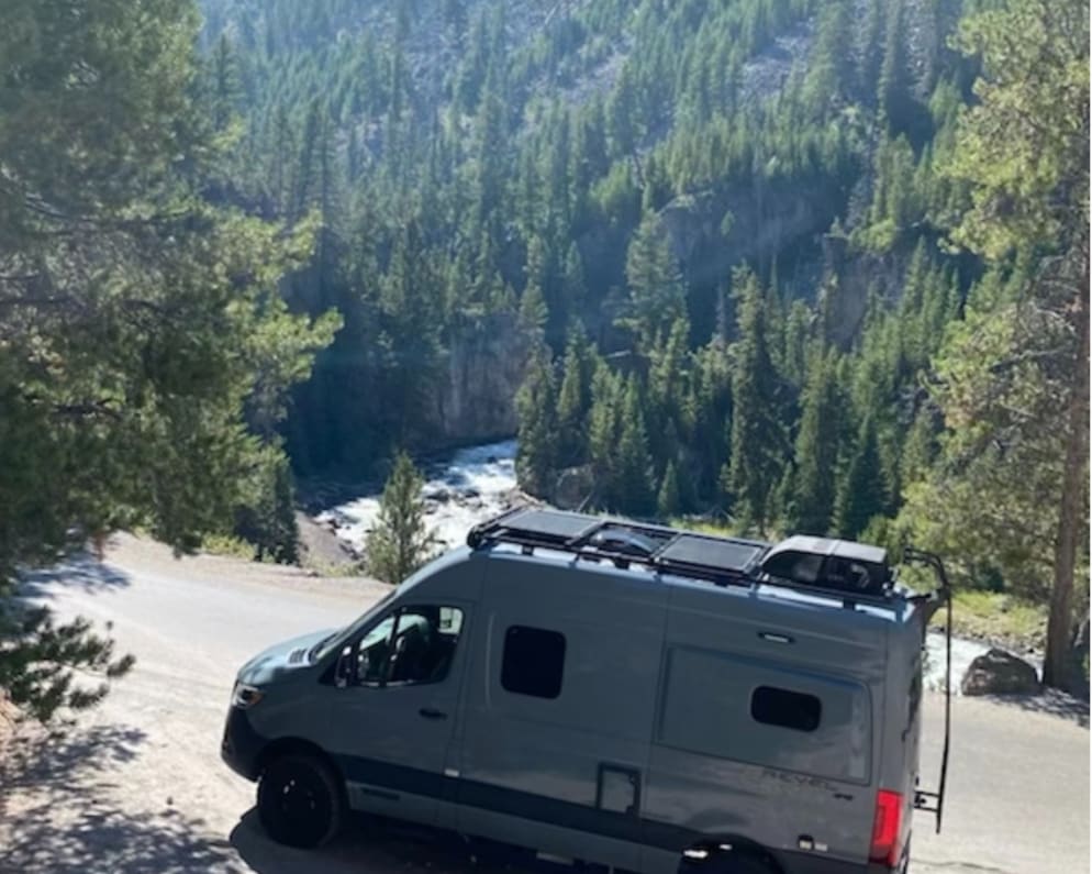 WinneBlueGo was visiting Yellowstone National Park.  