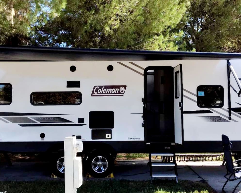 Awning provides a shady spot to relax!