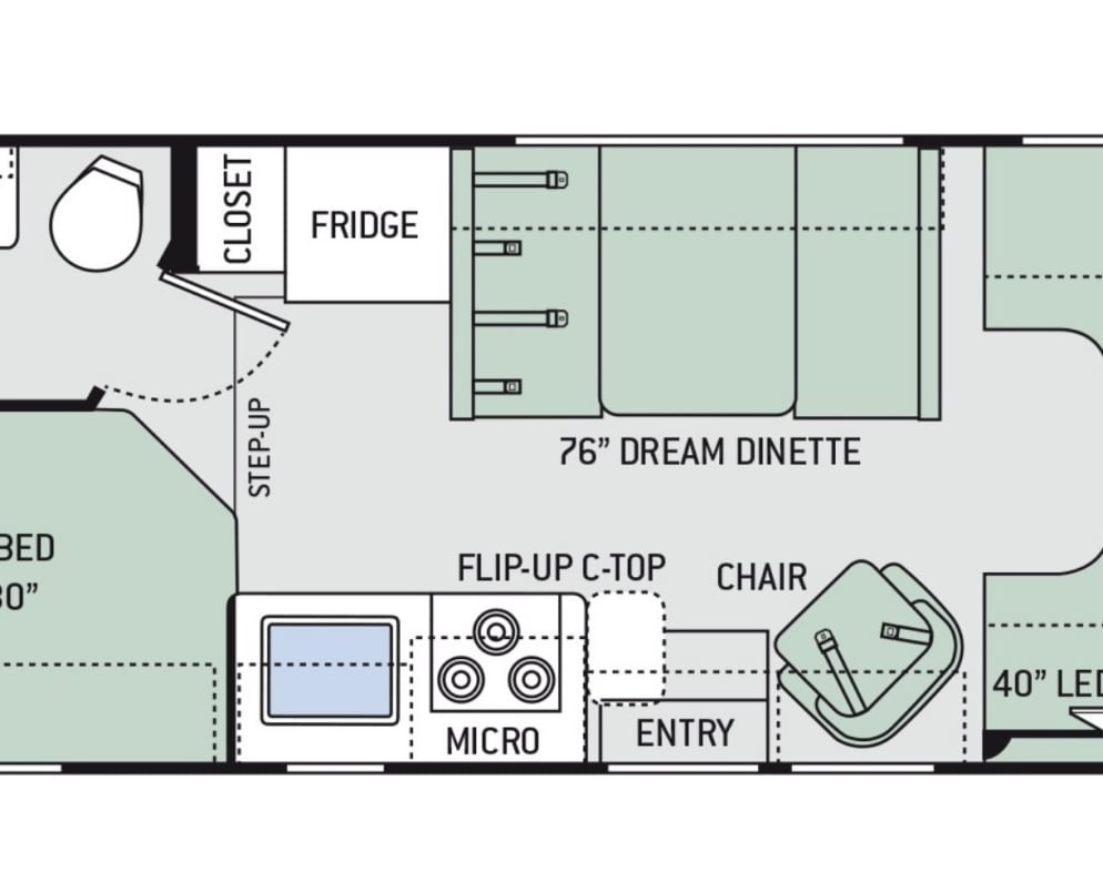2019 Thor Freedom Elite Class C for rent in Folsom California