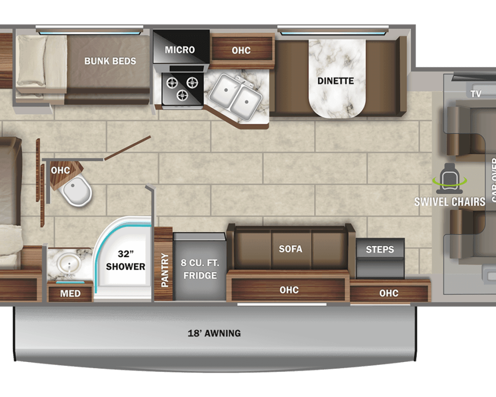 2022 Jayco Redhawk Class C for rent in Del Mar California