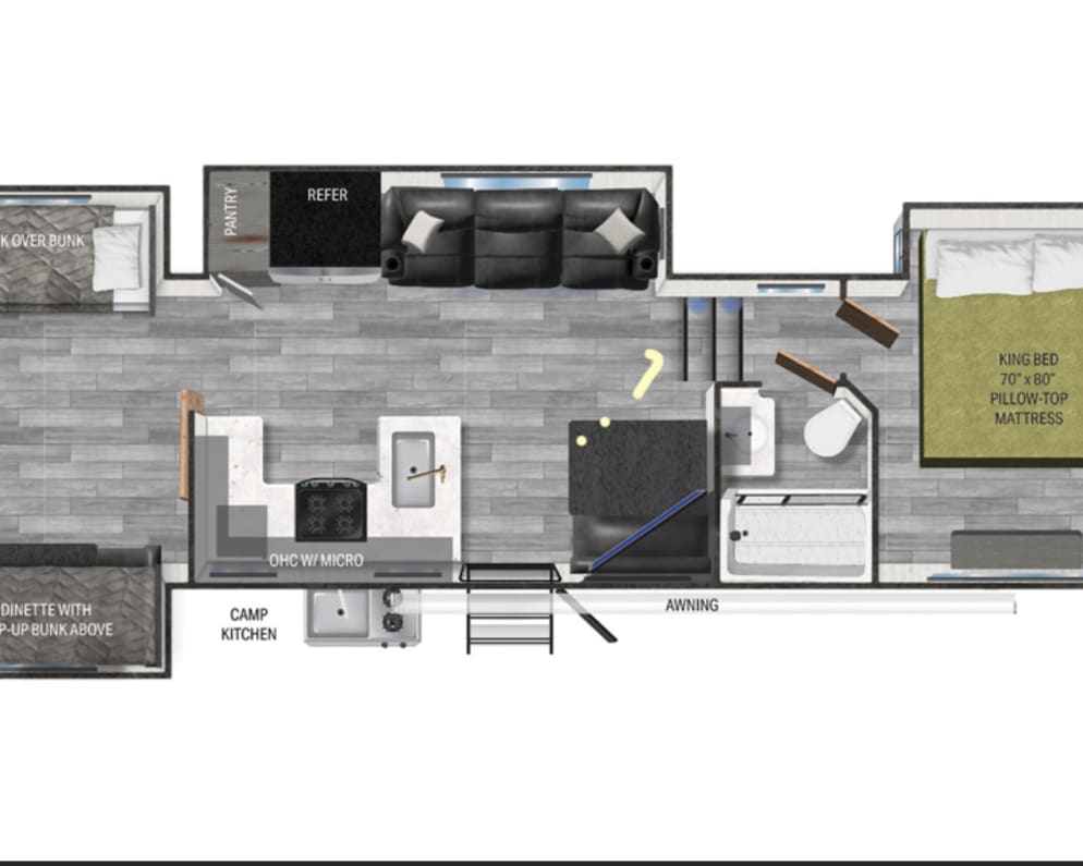 2022 Fifth Wheel RV for Rent in Havelock, North Carolina