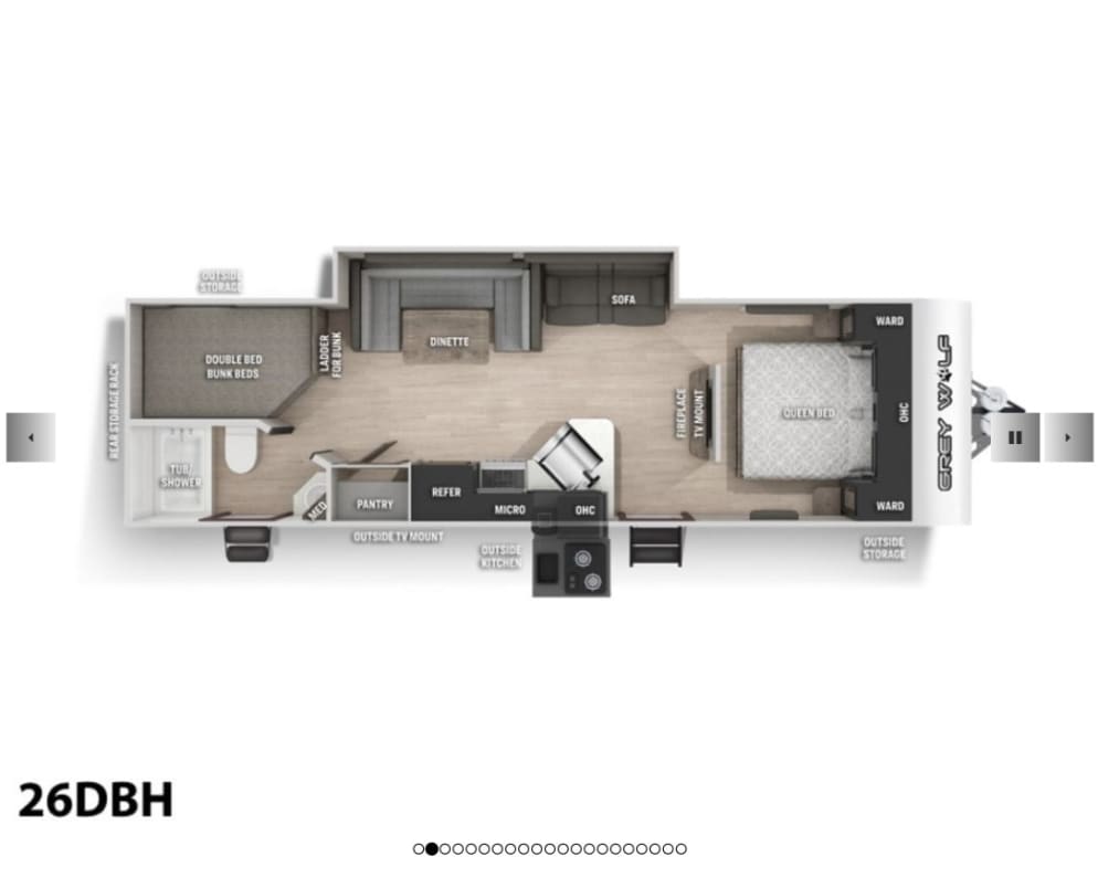 2021 Forest River Cherokee Grey Wolf available for rent in Lakeside California