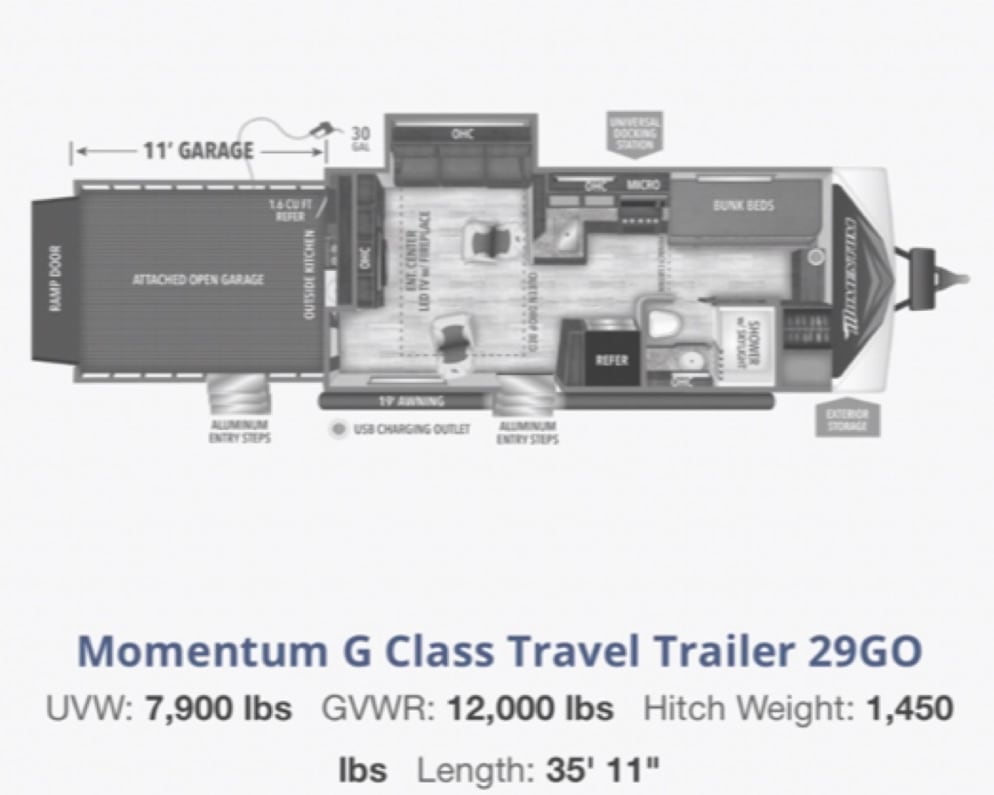 Toy Hauler RV for Rent in Clovis, California