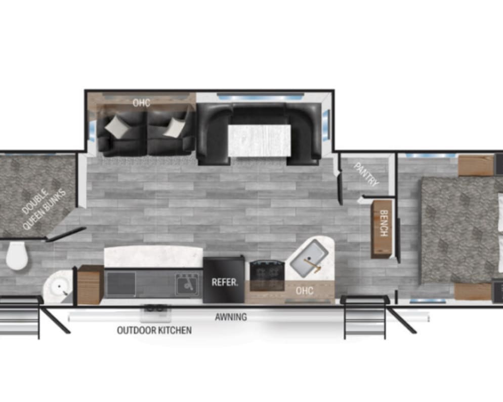 2021 Travel Trailer RV for Rent in Winterset, Iowa