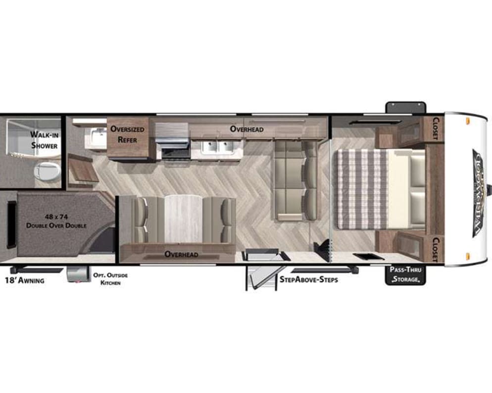 2022 Forest River Wildwood X-Lite available for rent in Amarillo Texas
