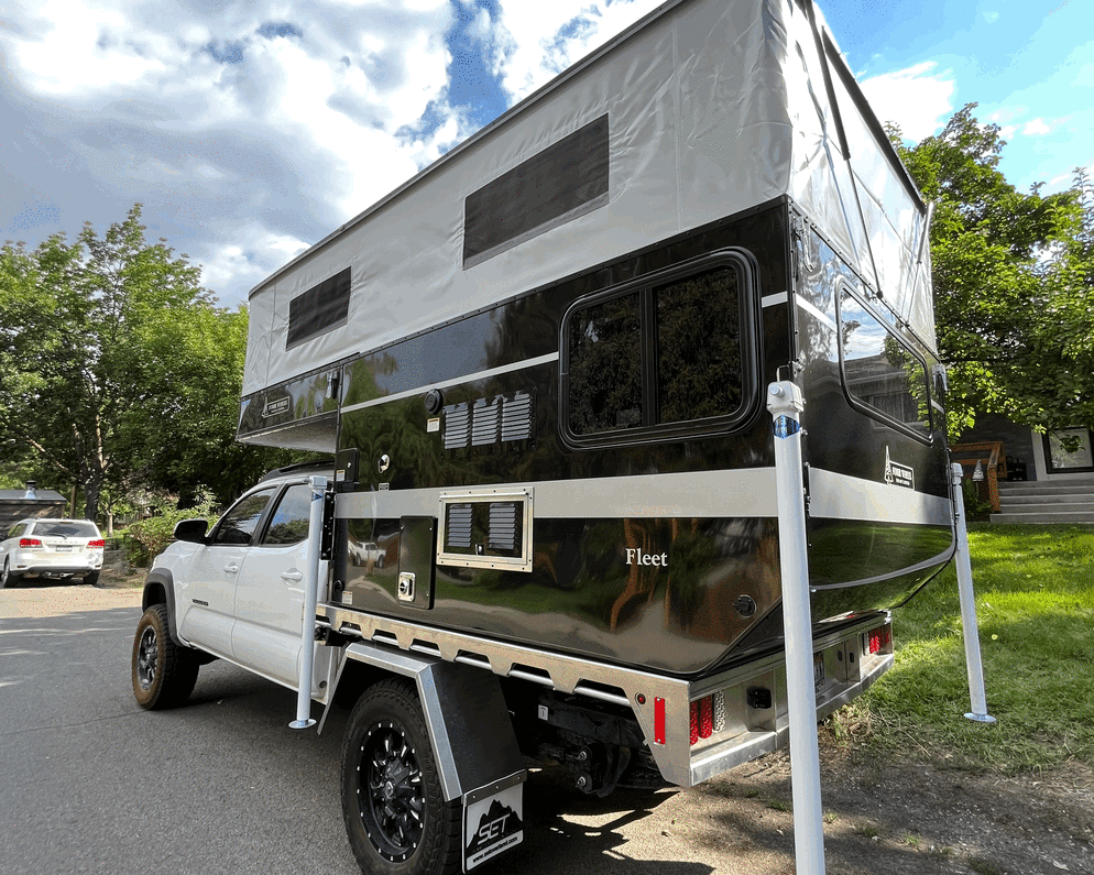 2022 2018 Tacoma with 2022 Fleet Flatbed  by Four Wheel Campers for rent in 83702