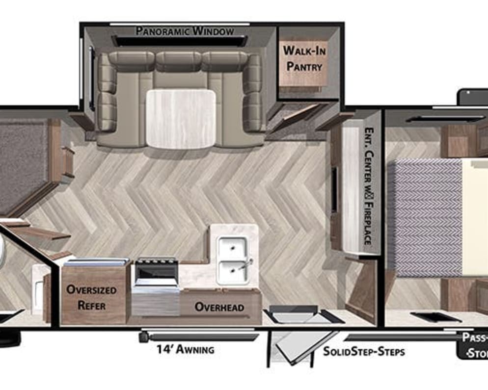 2020 Forest River Wildwood X-Lite Travel Trailer for rent in Bridgeport Texas