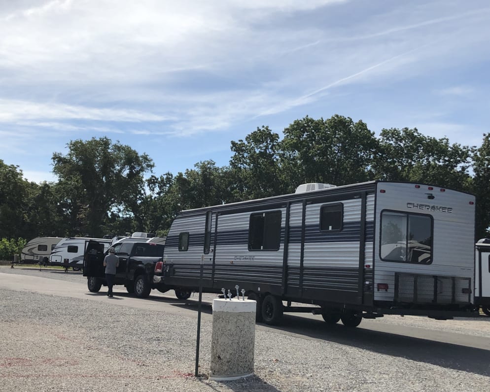 &quot;June&quot; is a 40&#39; Travel Trailer with 2 Slides and many windows to experience the outdoors! 