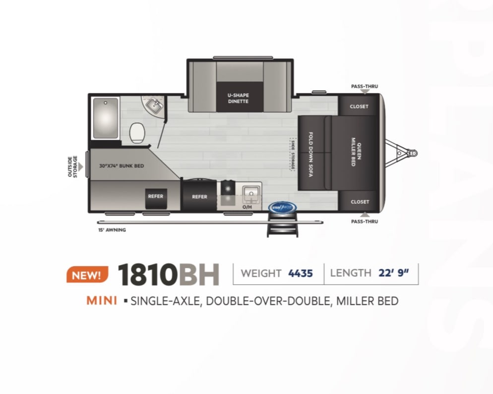 2023 Keystone RV Springdale Mini 1810BH available for rent in Hilliard Ohio