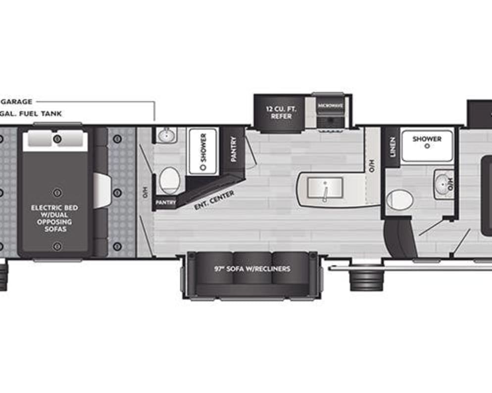 2022 Toy Hauler RV for Rent in Englewood, Florida