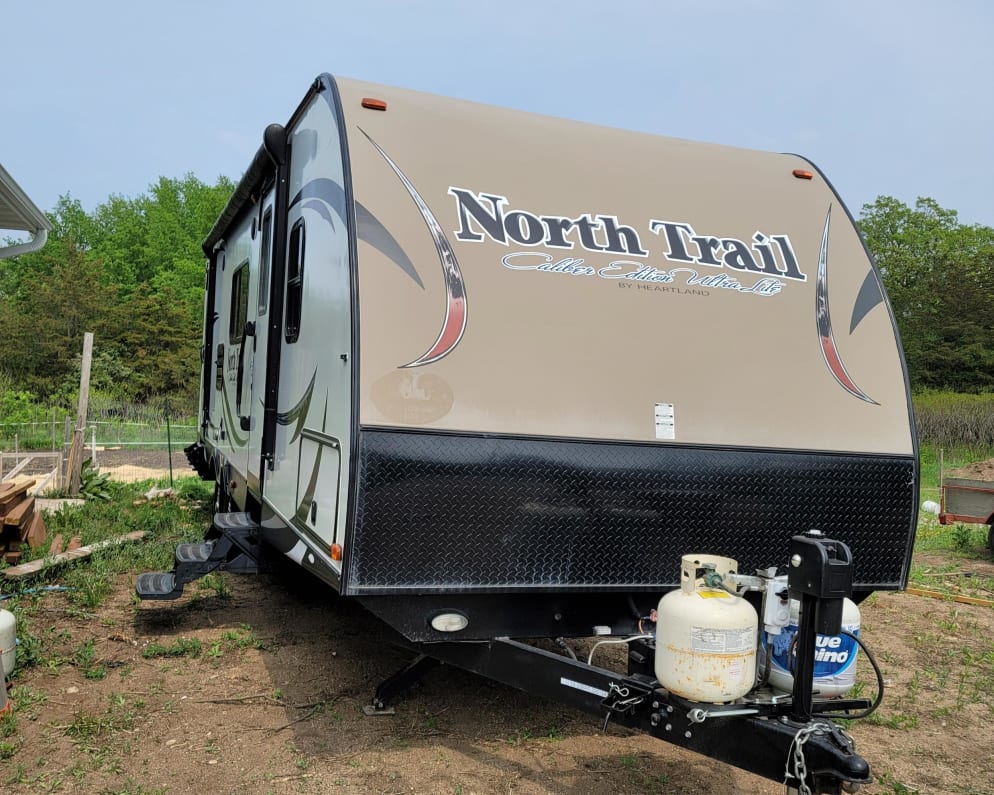 2014 Heartland Bunk House Travel Trailer.  1/2 ton towable.