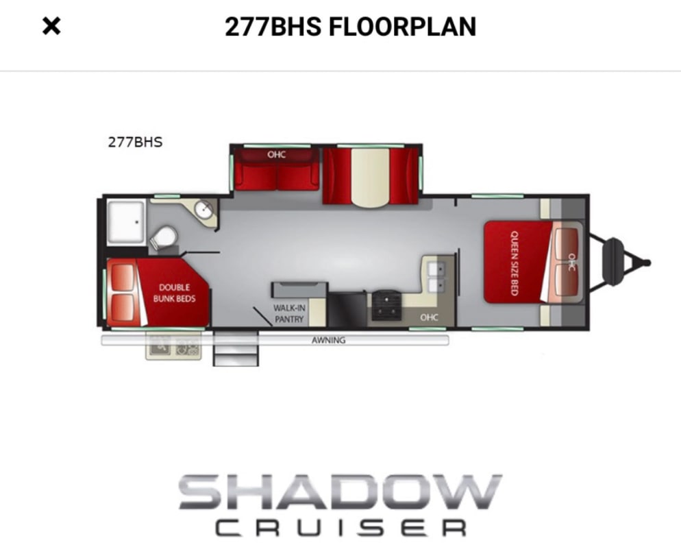 2020 Shadow Trailers 277BHS available for rent in Spokane Valley Washington