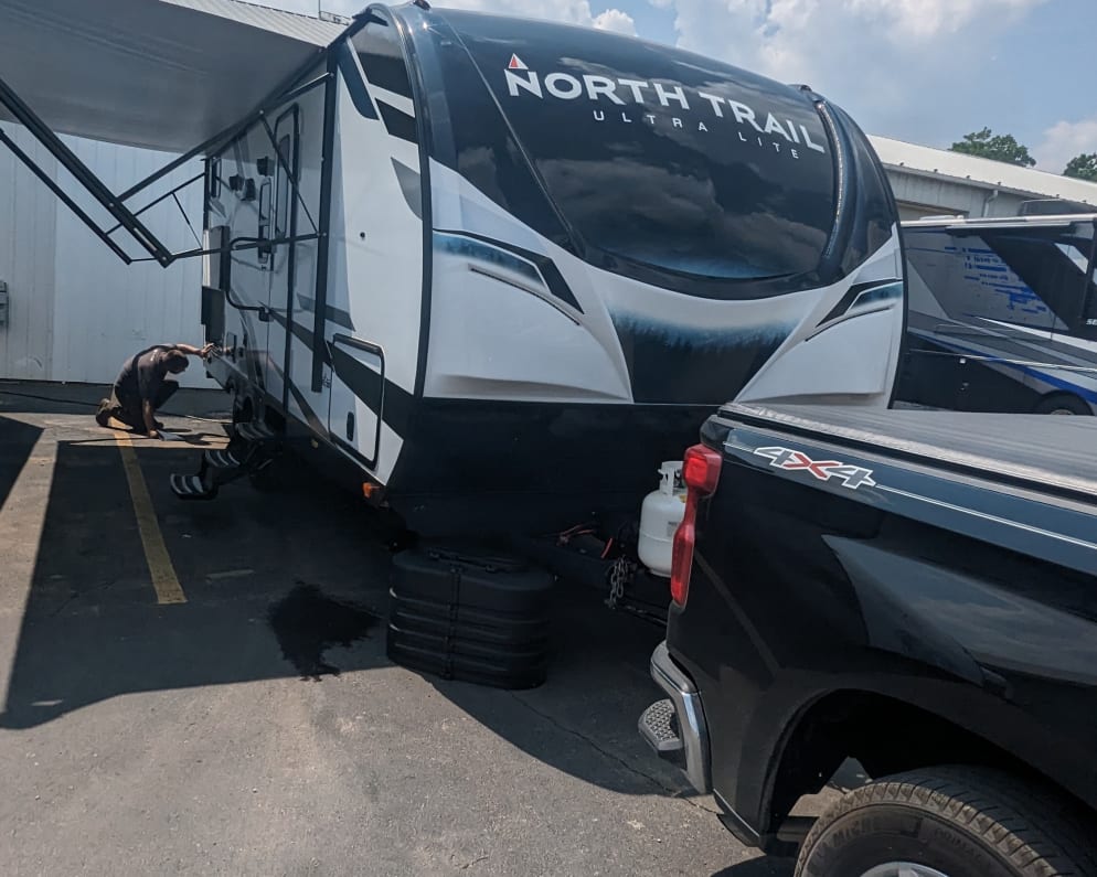 Pick up the RV new from the dealership! :)