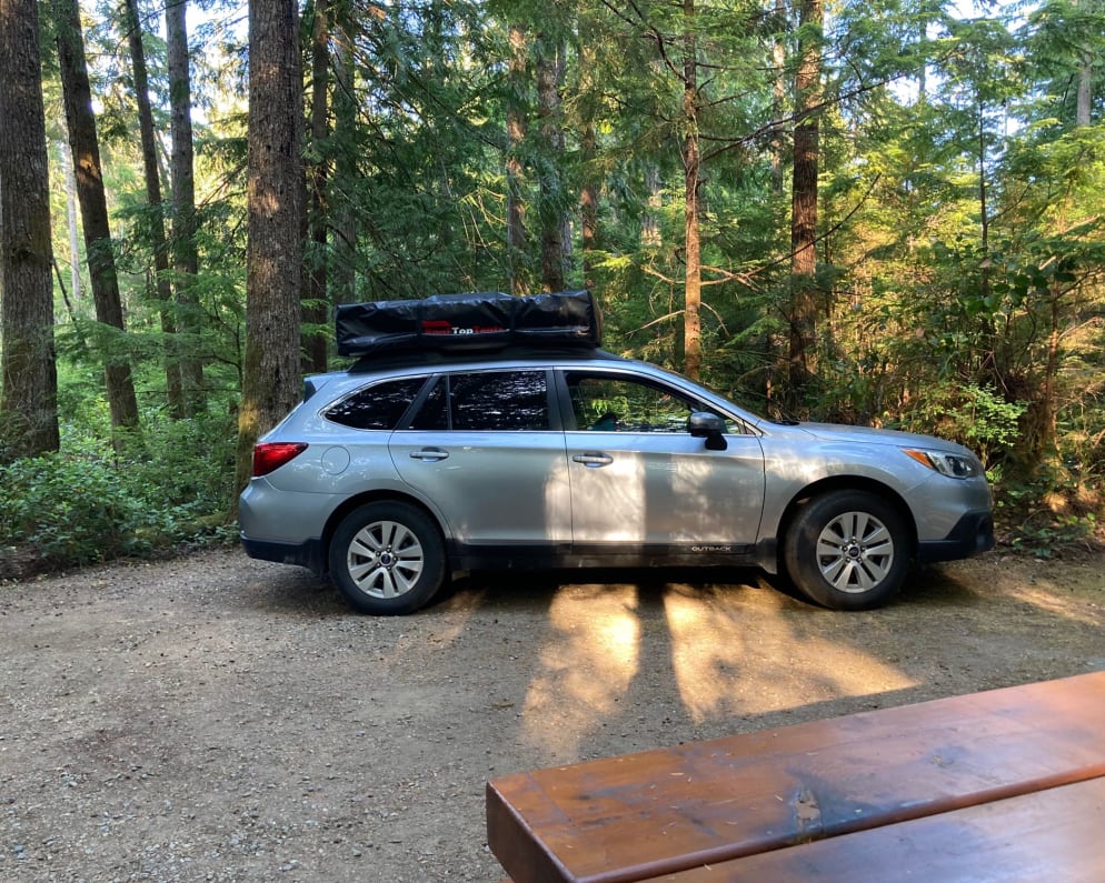 2015 Subaru Outback Truck Camper for rent in Nanaimo British Columbia