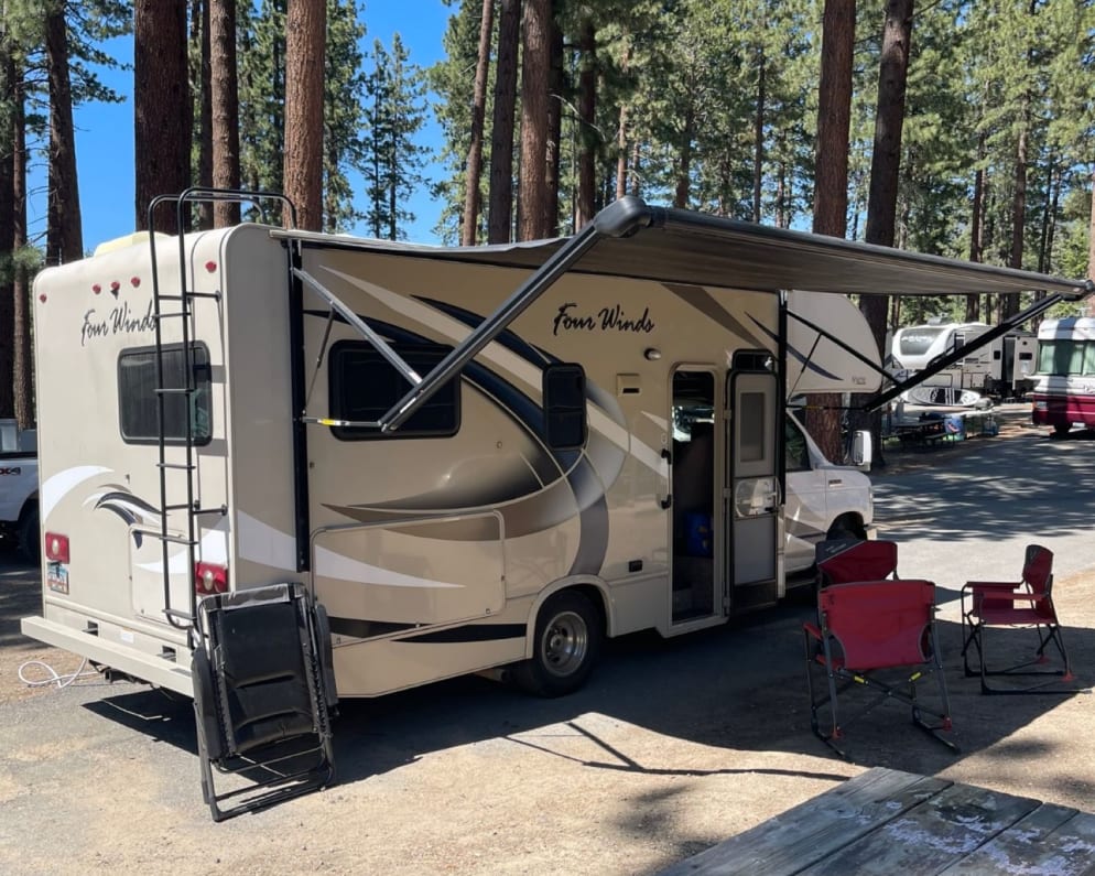 My rental customers beautiful campsite in Vail, Colorado! 