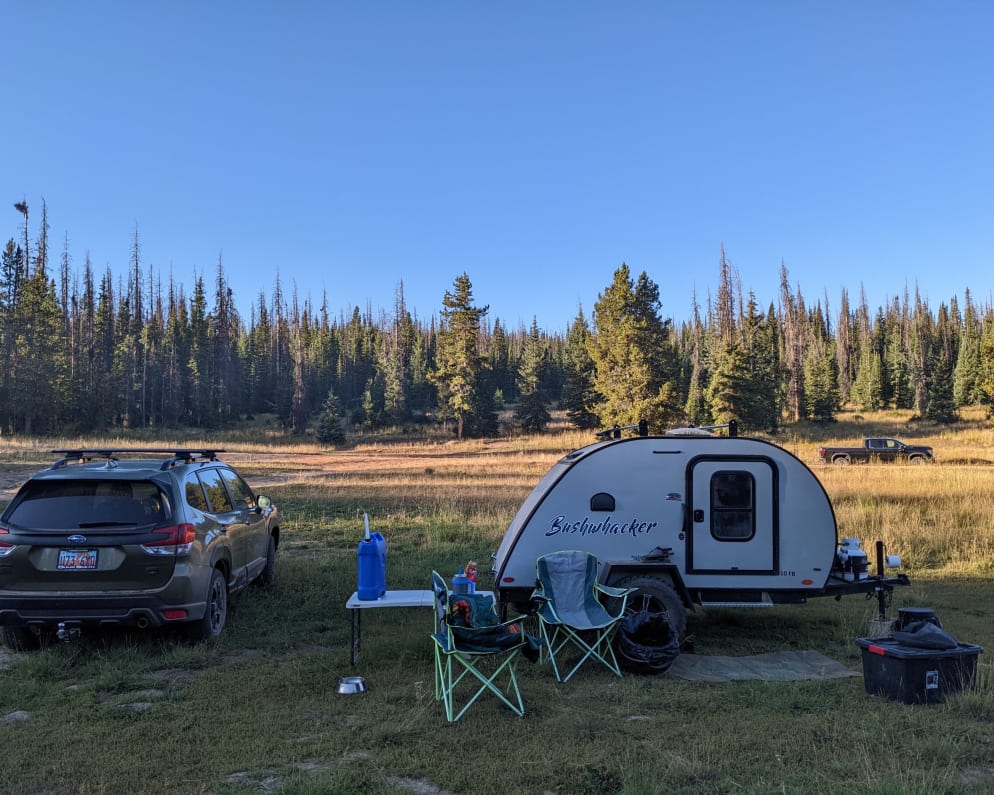 Simple set up in the Uinta mountains. 