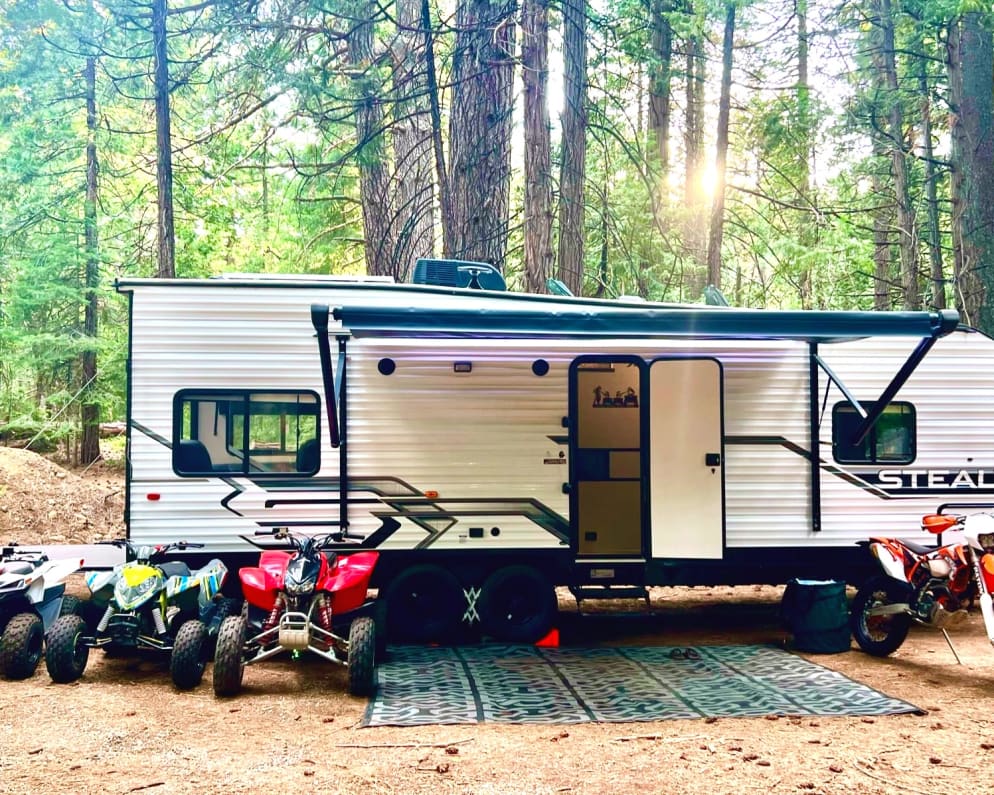 There is nothing more fun than camping in the woods and playing on the toys. Our entire family loves it from the young to the retired!