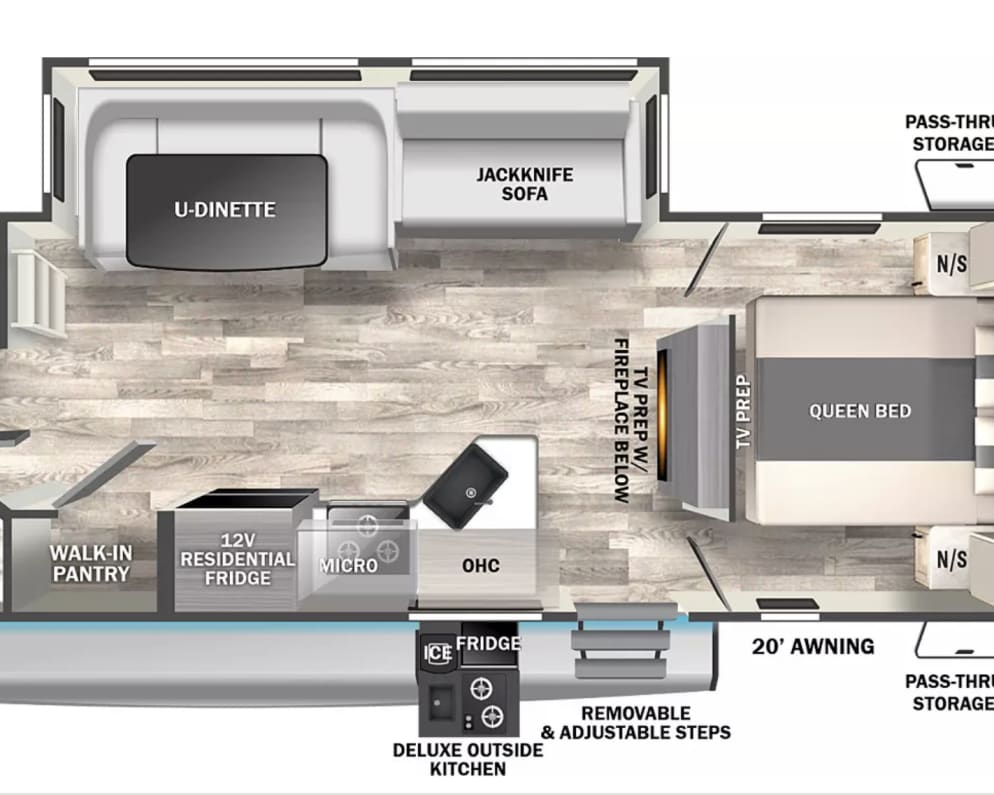 2023 Forest River Alpha Wolf 26-DBH-L available for rent in Calhoun Georgia