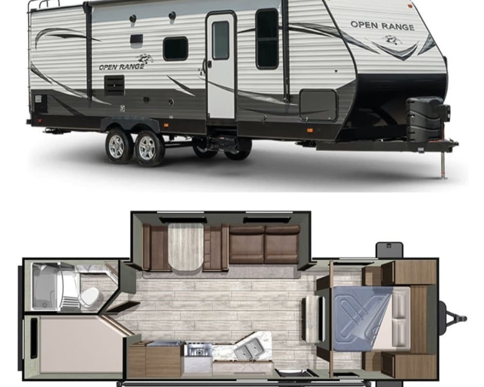 2019 Open Range Conventional OT26BHS  by Highland Ridge RV for rent in 76135