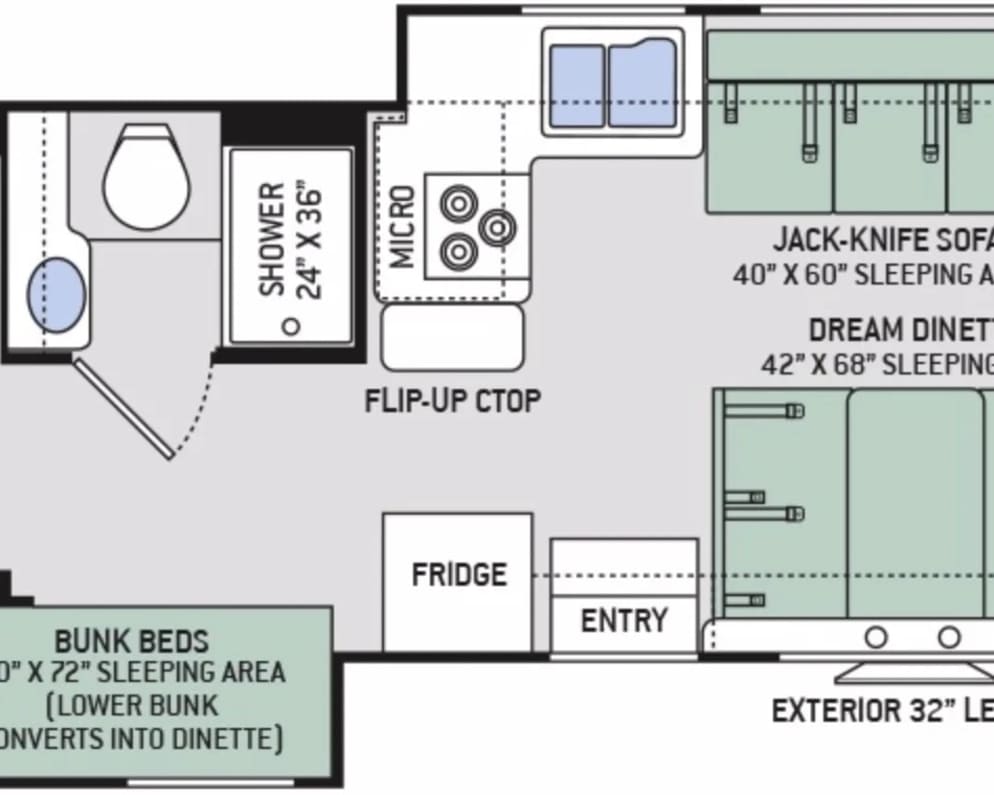 2018 Thor Freedom Elite available for rent in Bend Oregon