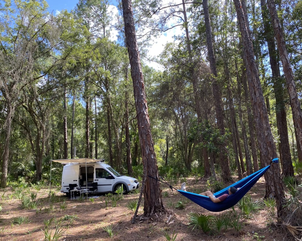 You can rent Coquito and get a piece of heaven by the Ocala National Forest to stay off grid. 