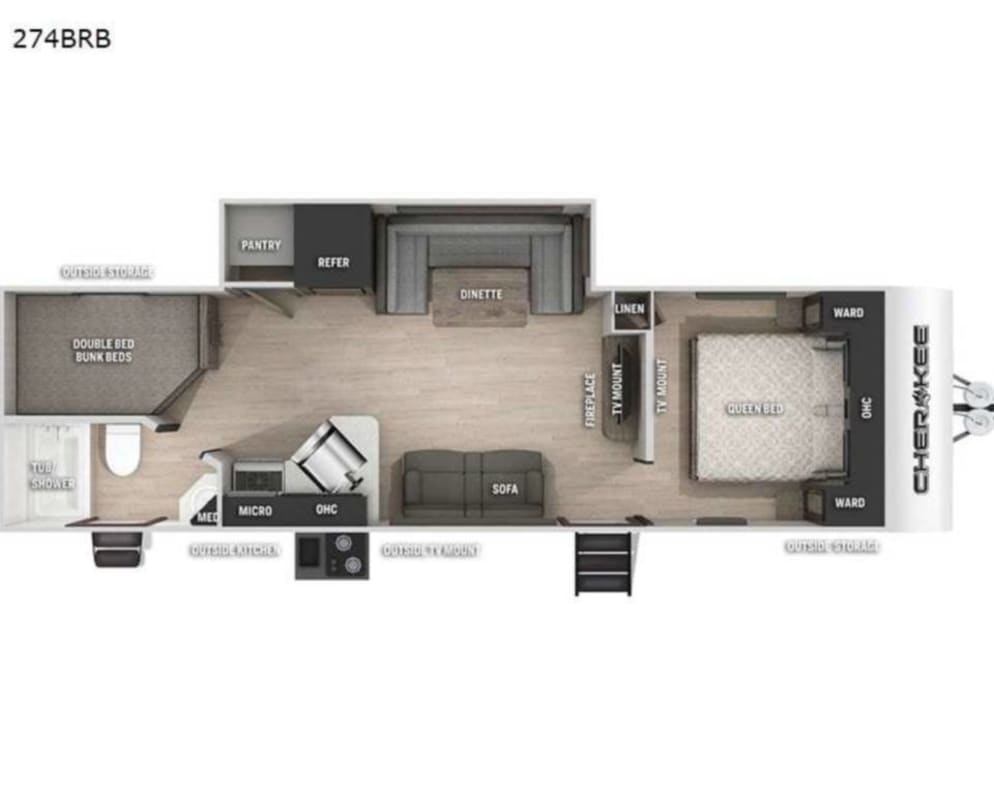 2021 Cherokee  by Forest River for rent in 54166