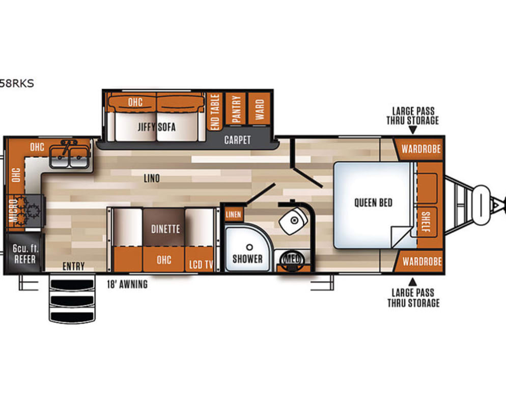 2018 Travel Trailer RV for Rent in Middletown, New York