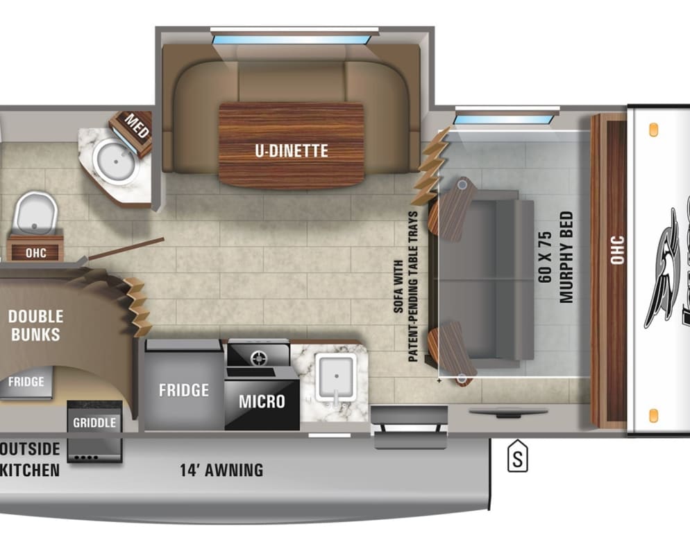Travel Trailer RV for Rent in Norton Shores, Michigan