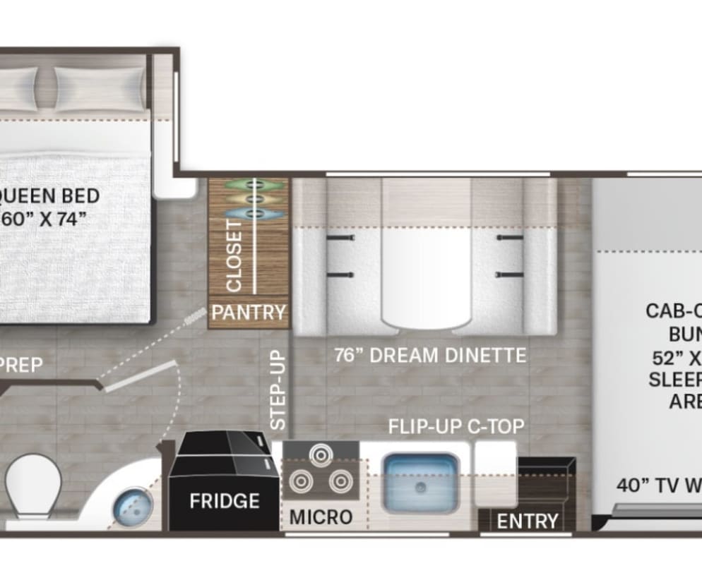 2023 Thor Freedom Elite Class C for rent in Rhome Texas