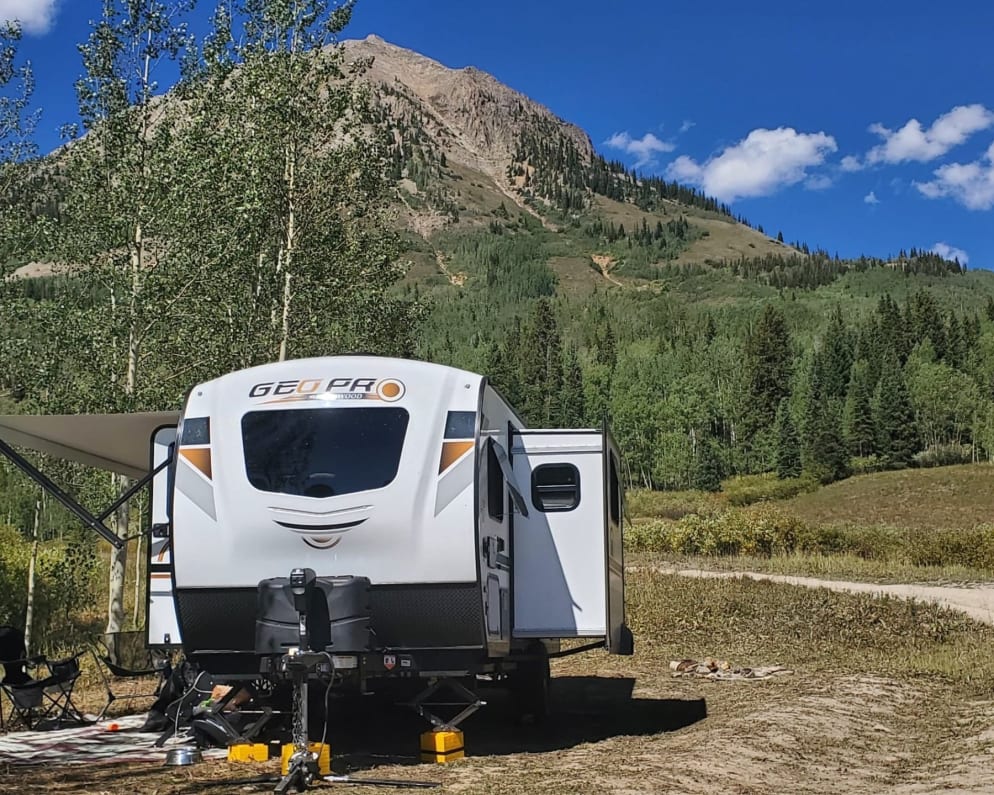 Geo Pro trailer out in nature