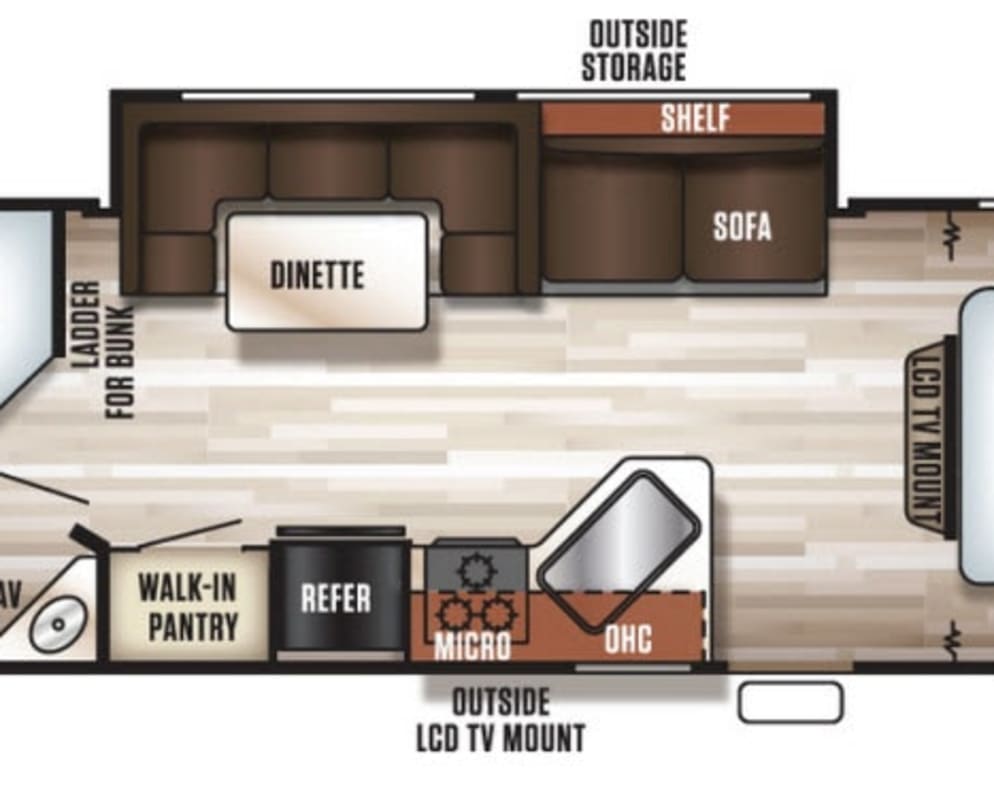 2019 Cherokee Grey Wolf  by Forest River for rent in 27562